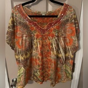 -> Emergè World Wear Boho Top